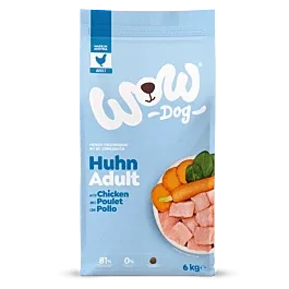 WOW DOG Adult Huhn mit Spinat