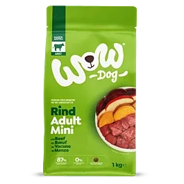 WOW DOG Adult Rind mit Apfel Minis