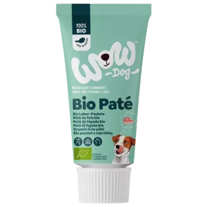 Wow Dog Bio Leberpastete in der Tube 80 g
