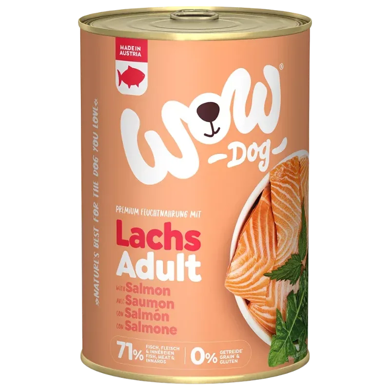 Wow Dog Dose Adult Lachs 400g
