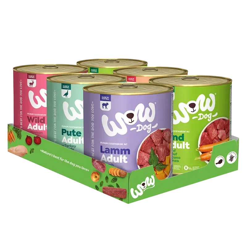 Wow Dog Dose Adult Multipack 6x800g
