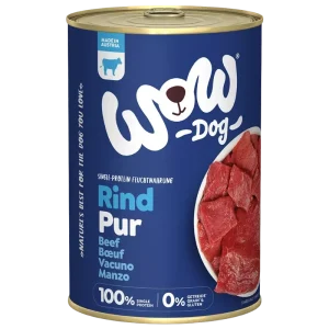 Wow Dog Dose Adult Pur Rind 400g