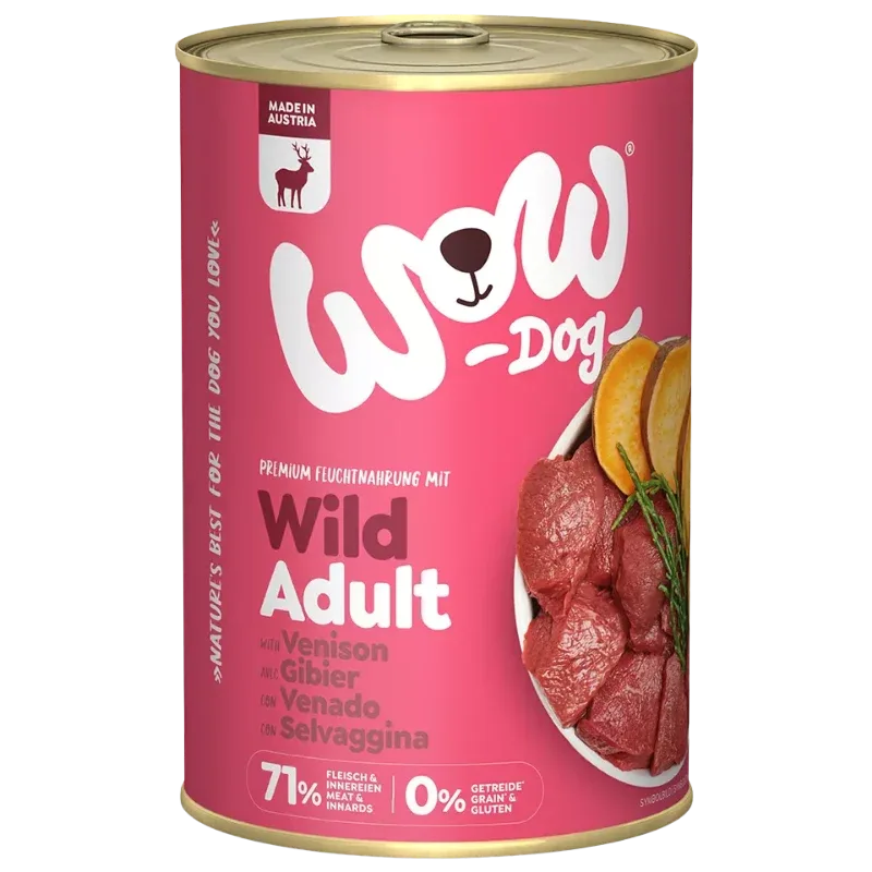 Wow Dog Dose Adult Wild 400g