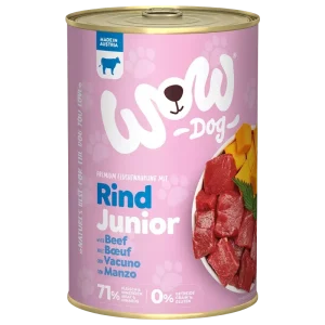 Wow Dog Dose Junior Rind 400g