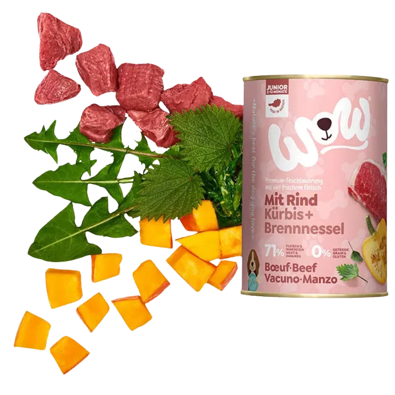 Wow Dog Dose Junior Rind 400g - Image 2