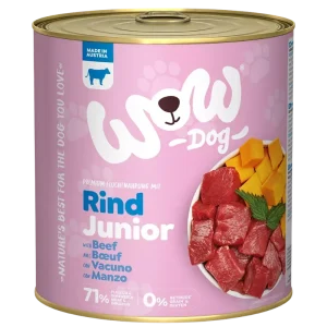 Wow Dog Dose Junior Rind 800g