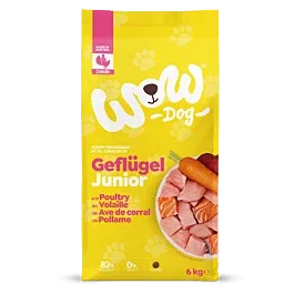 WOW DOG Junior Geflügel mit Karotten