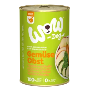 WOW DOG PUR 100% Gemüse+Obst