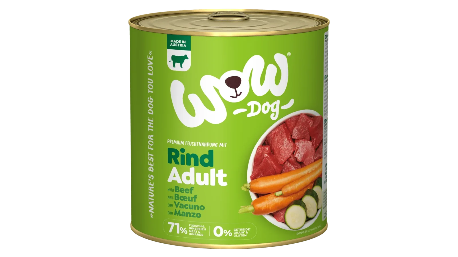 WOW DOG Rind mit Karotte und Zucchini - Image 2