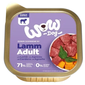 Wow Dog Schale Adult Lamm 150g