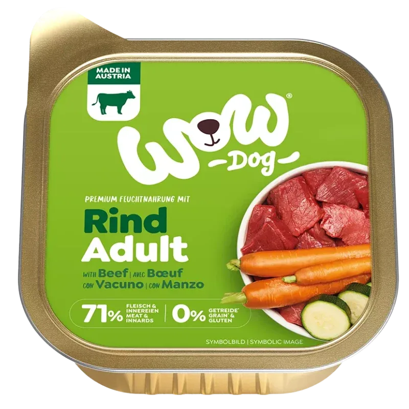 Wow Dog Schale Adult Rind 150g