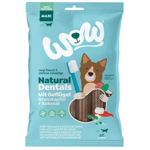 Wow Dog Snack Natural Dentals Geflügel Maxi 275 g