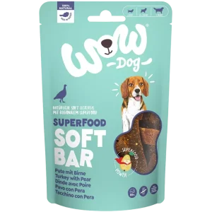Wow Dog Superfood Soft Bar Pute 150 g