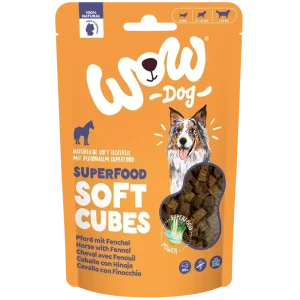 Wow Dog Superfood Soft Cubes Pferd 150 g