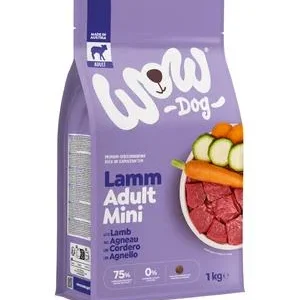 WOW® Trockenfutter für Hunde Adult, Lamm, 1 kg