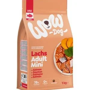 WOW® Trockenfutter für Hunde Mini Adult, Lachs