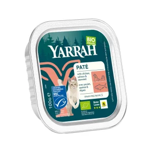 Yarrah Bio Paté Katzenfutter - Huhn und Lachs