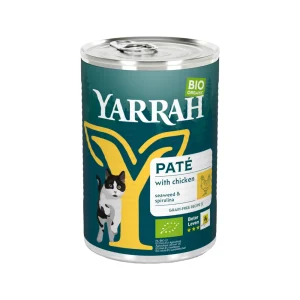Yarrah | Katzenfutter Paté Huhn mit Spirulina und Meeresalgen