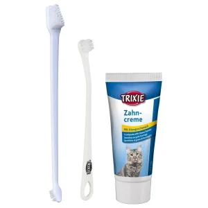 Zahnpflege-Set, Zahnbürste Zahnpasta für Katzen