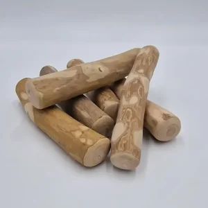 Zahnreinigungs- Kauknochen für Hunde Kaffeeholz natürlicher Kaustab Zahnpflege Hundespielzeug M 1 Stück - HaustierPro