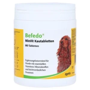 Zoetis Befedo MinVit Kautabletten für Hunde mit Vitaminen und Mineralstoffen