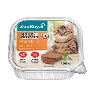 ZooRoyal Monoprotein Pastete Huhn Pur - 16x100g