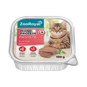 ZooRoyal Monoprotein Pastete Pute Pur - 16x100g