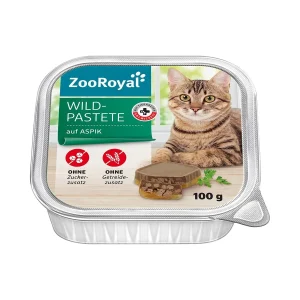 ZooRoyal Wildpastete auf Aspik - 16x100g
