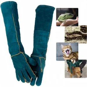 ZooVenture Beißschutzhandschuhe für Hunde, Katzen, Vögel und Reptilien 60 cm