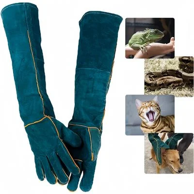 ZooVenture Beißschutzhandschuhe für Hunde, Katzen, Vögel und Reptilien 60 cm